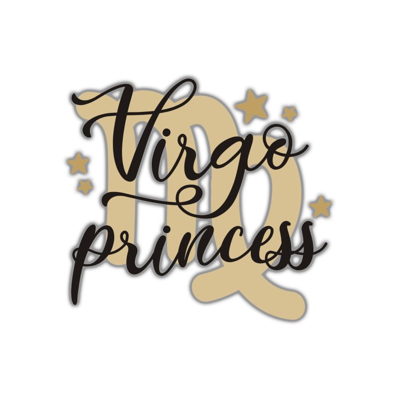 Virgo Princess - Full Color Vinyl Decal - Custom Size