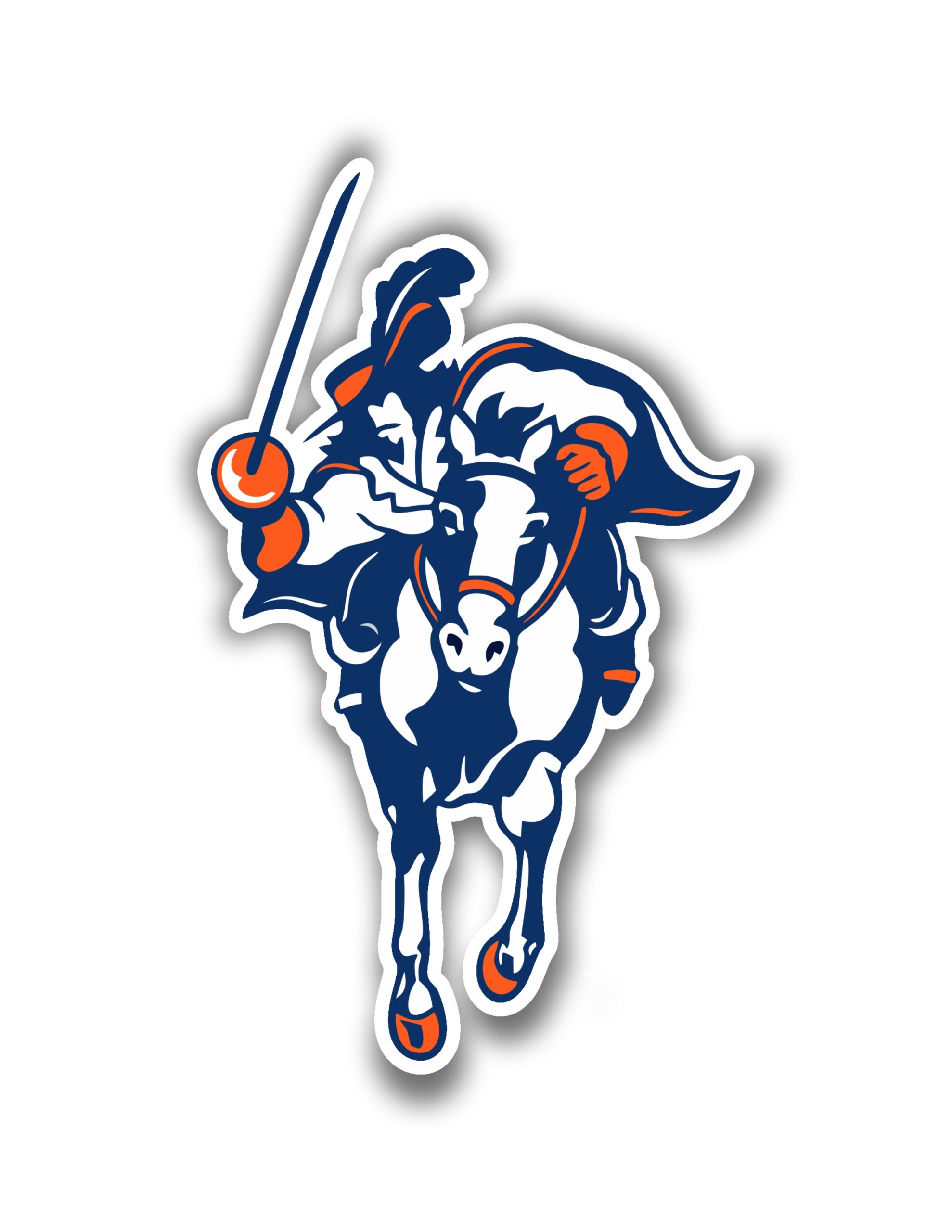 Virginia Cavaliers- Full Color Vinyl Decal - Custom Size