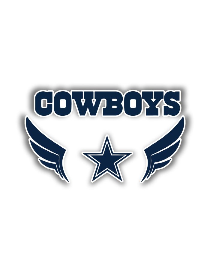 Dallas Cowboys - Name With Star and Wings - Temporary Tattoo