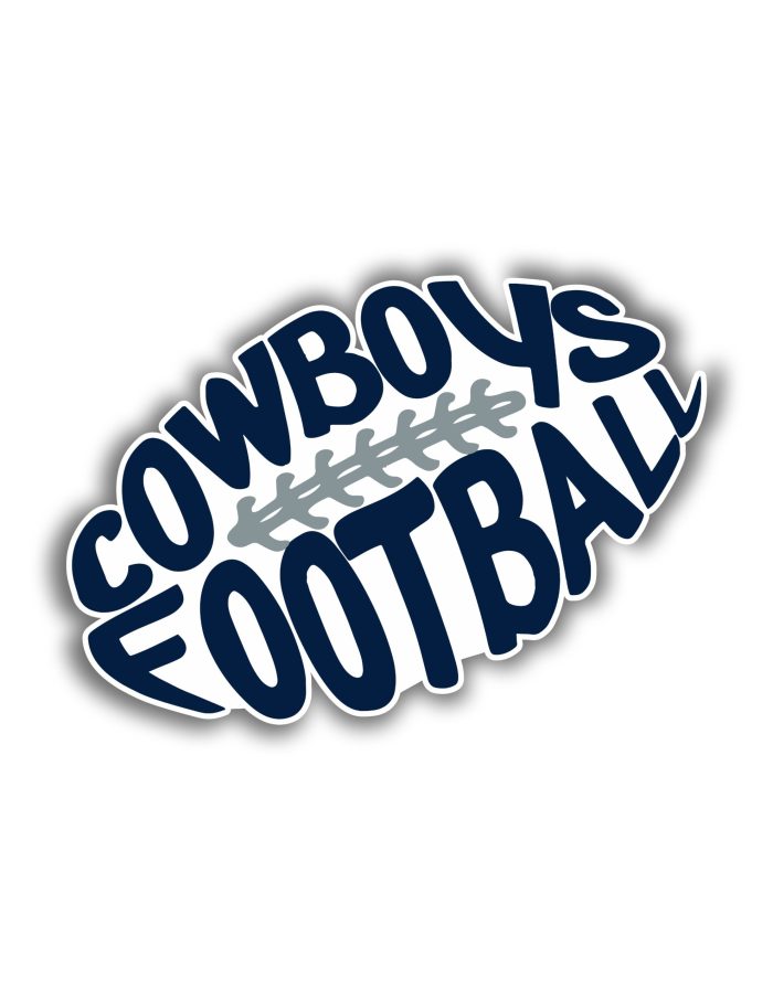 Dallas Cowboys - Football With Name - Temporary Tattoo