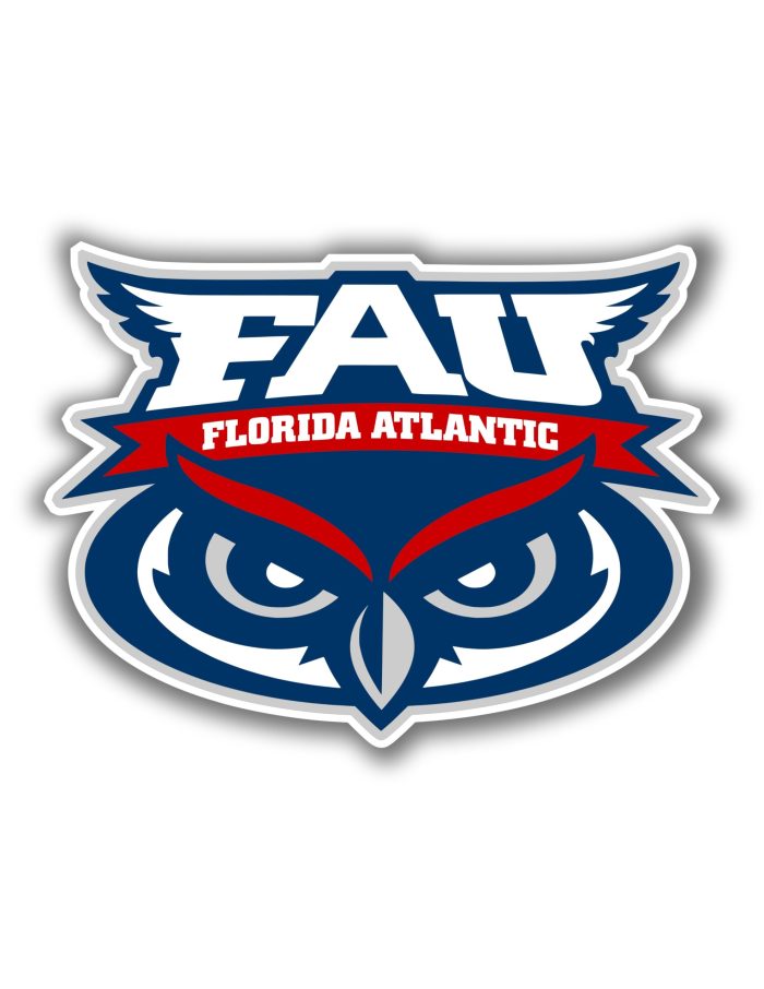 Florida Atlantic Owls- Full Color Vinyl Decal - Custom Size