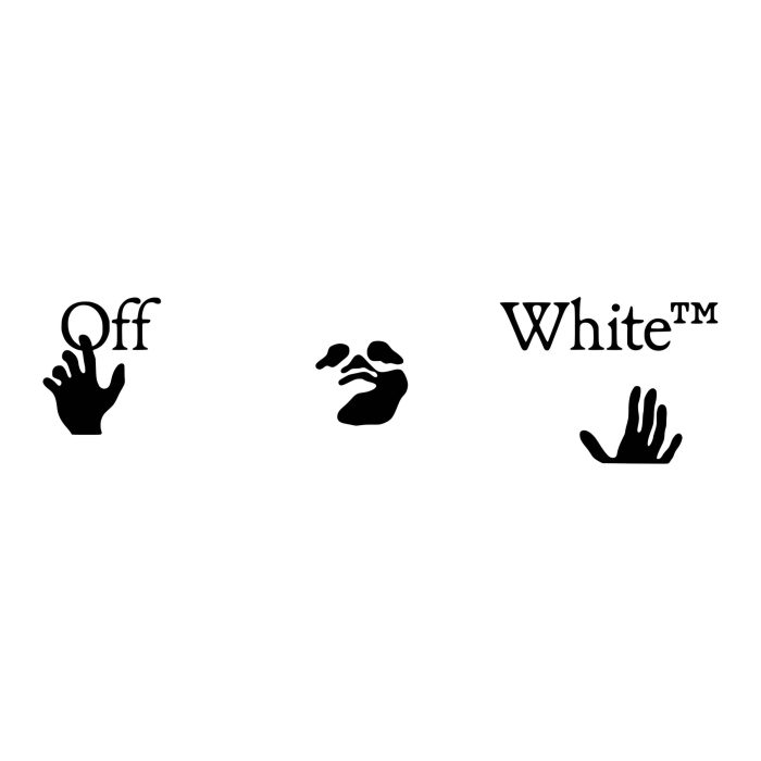 Off-White Vinyl Decal - Custom Size