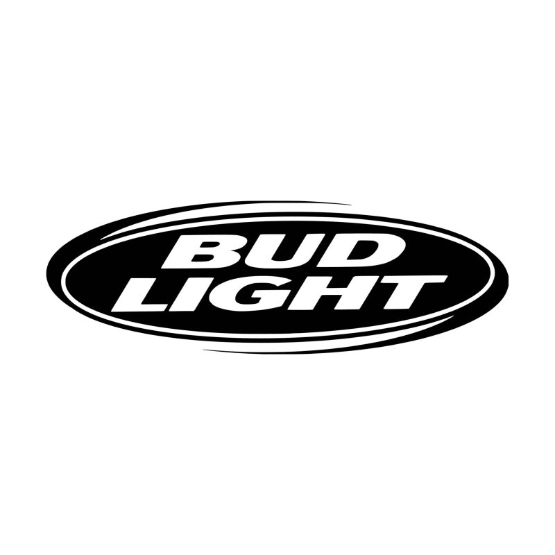 Bud Light Vinyl Decal - Custom Size