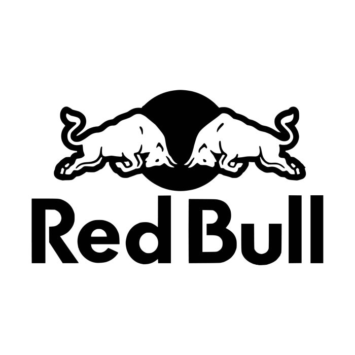 Redbull Vinyl Decal - Custom Size