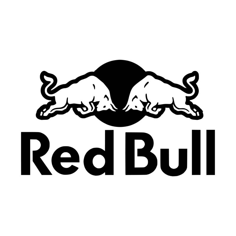 Redbull Vinyl Decal - Custom Size