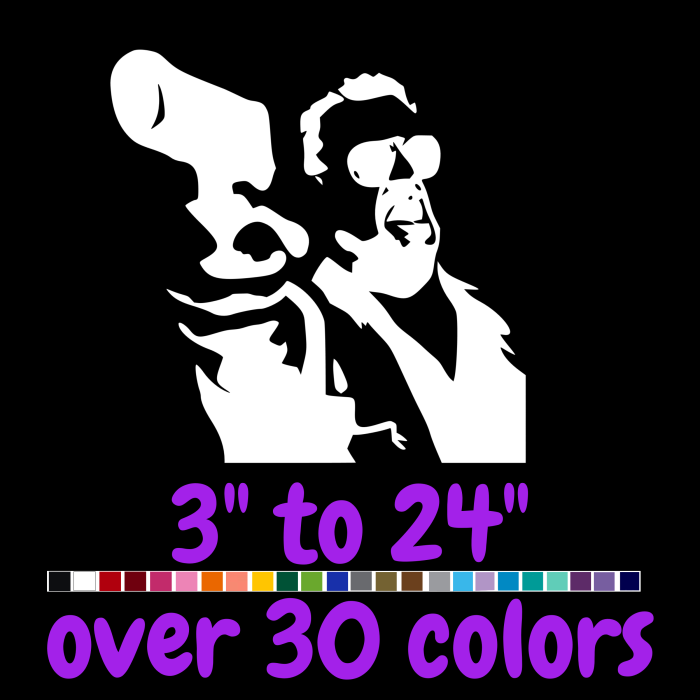 Big Lebowski - Walter Vinyl Decal - Custom Size