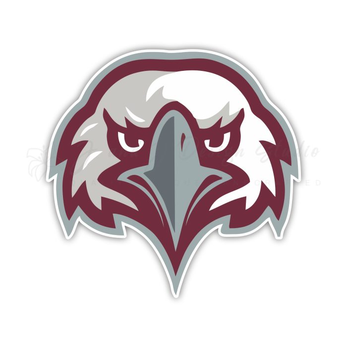 Eastern University - Eagle Head - Full Color Vinyl Decal