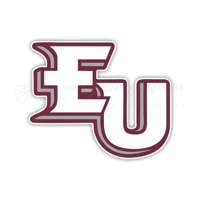 Eastern University Eagles - EU- Full Color Vinyl Decal
