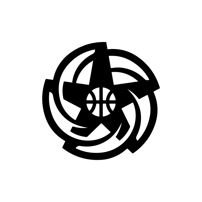 San Antonio Spurs - Star With Basketball - Temporary Tattoo