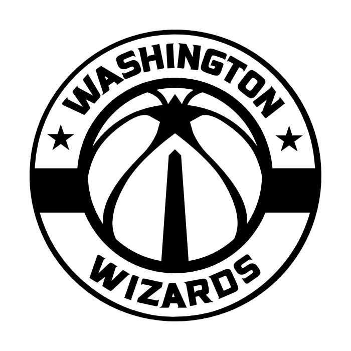 Washington Wizards Vinyl Decal - Custom Size