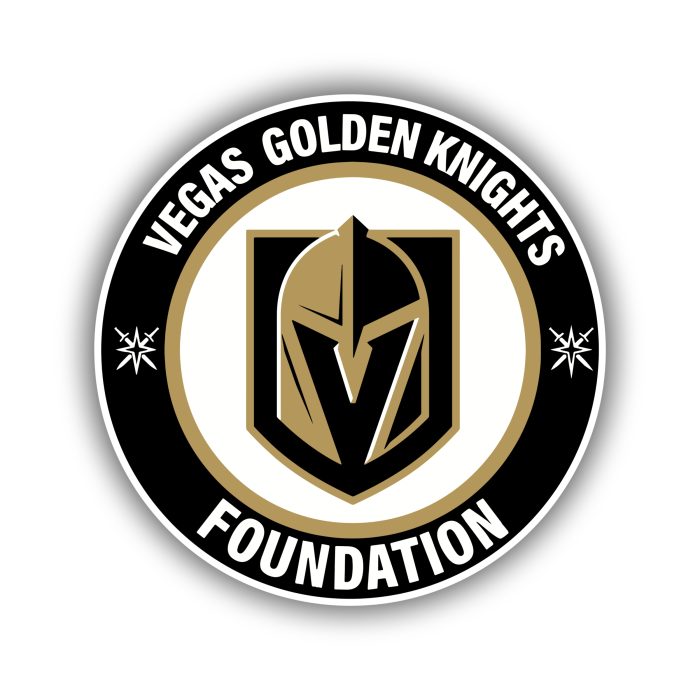 Vegas Golden Knights - Circle Foundation - Full Color Vinyl Sticker - Custom Size