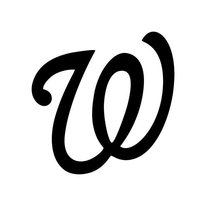 Washington Nationals Vinyl Decal - Custom Size