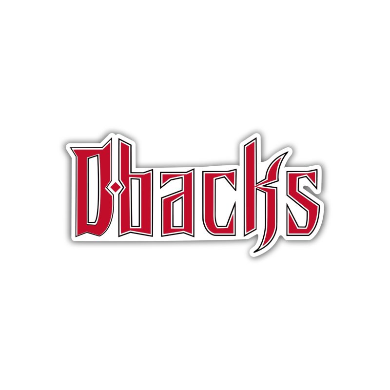Arizona Diamondbacks - Dbacks - Full Color Vinyl Sticker - Custom Size