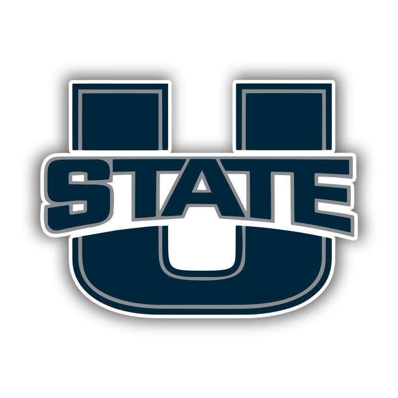 Utah State Aggies Full Color Vinyl Decal - Custom Size