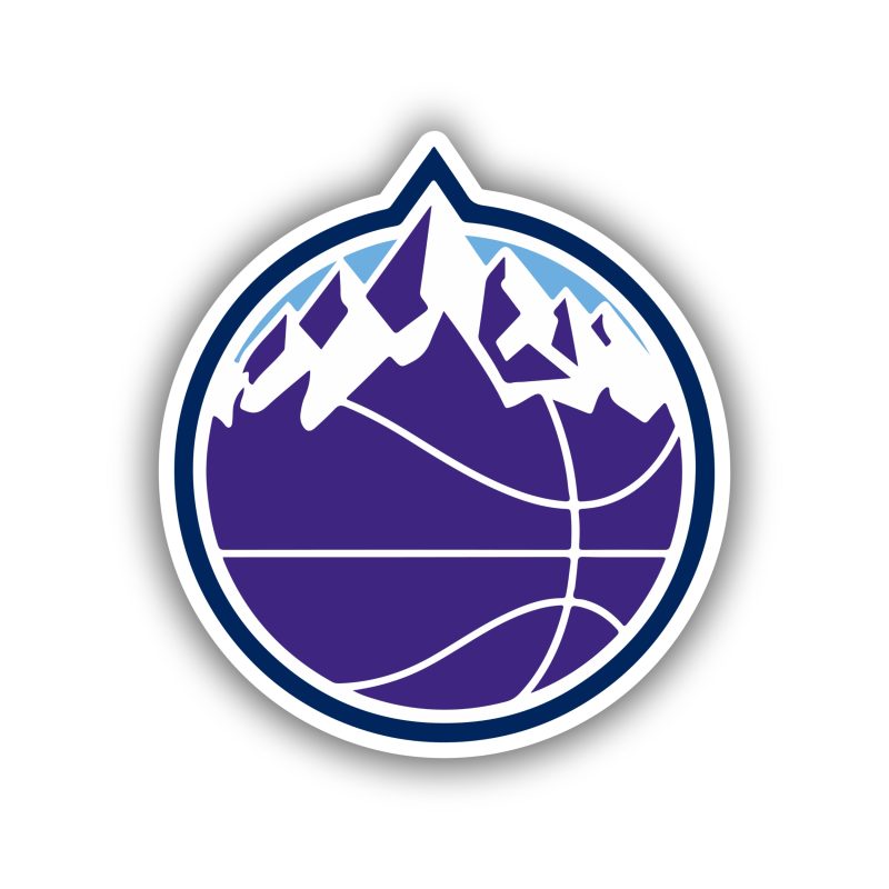Utah Jazz Full Color Vinyl Sticker - Custom Size