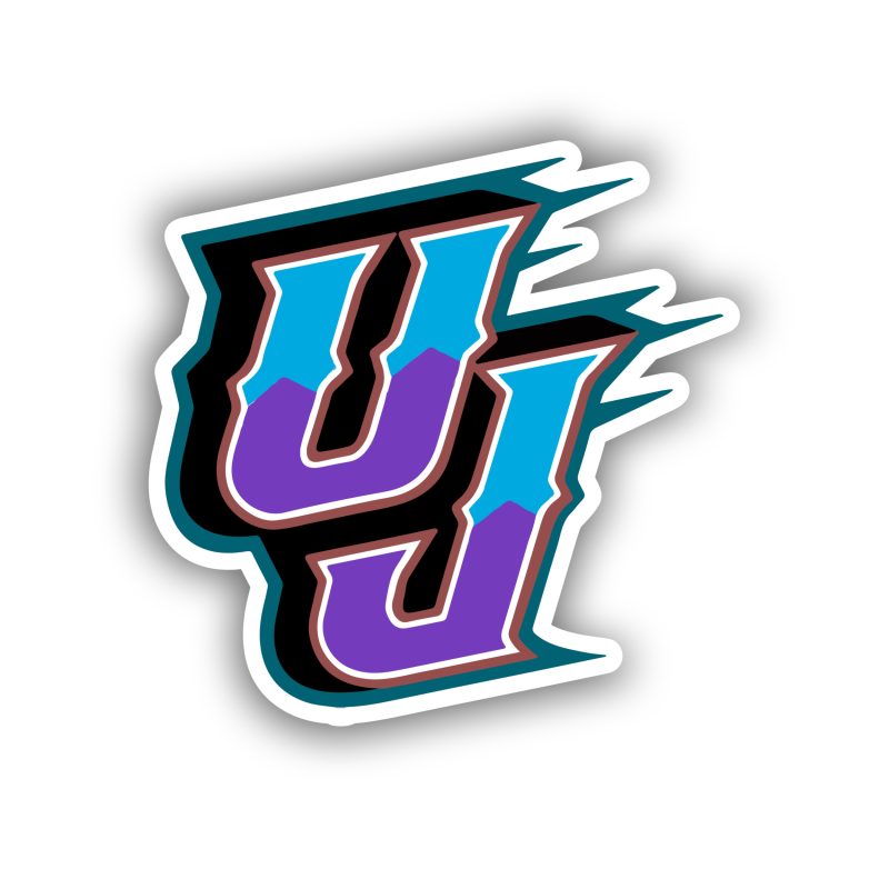 Utah Jazz Full Color Vinyl Sticker - Custom Size
