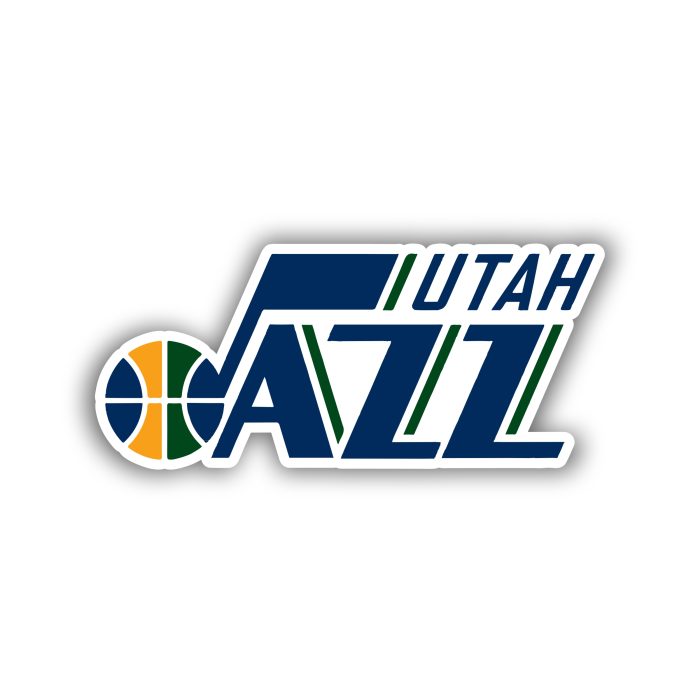 Utah Jazz Full Color Vinyl Sticker - Custom Size
