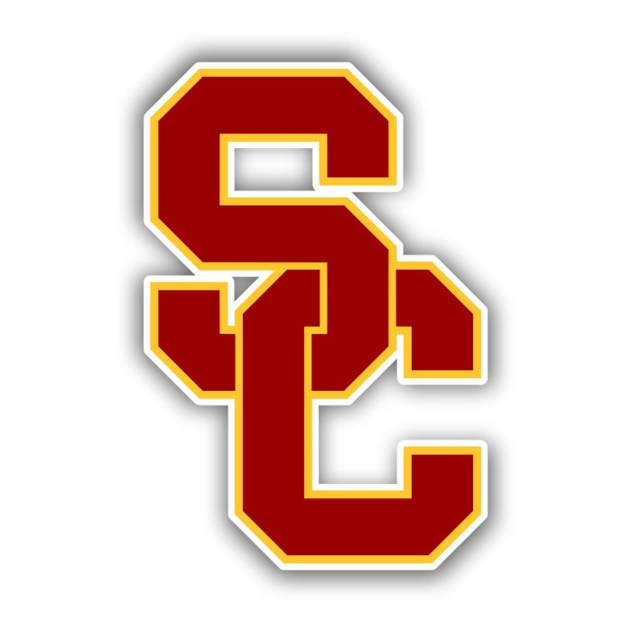 USC Trojans Full Color Vinyl Decal - Custom Size