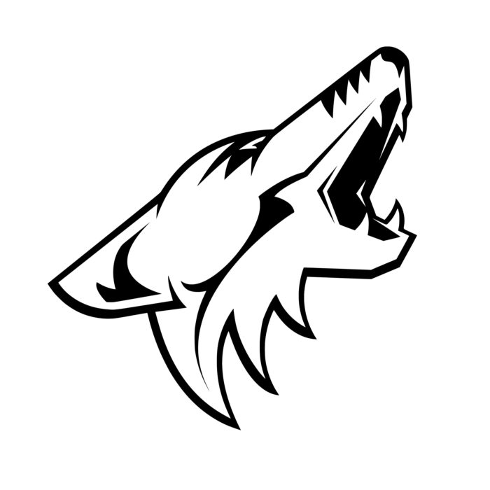 Arizona Coyotes Vinyl Decal - Custom Size