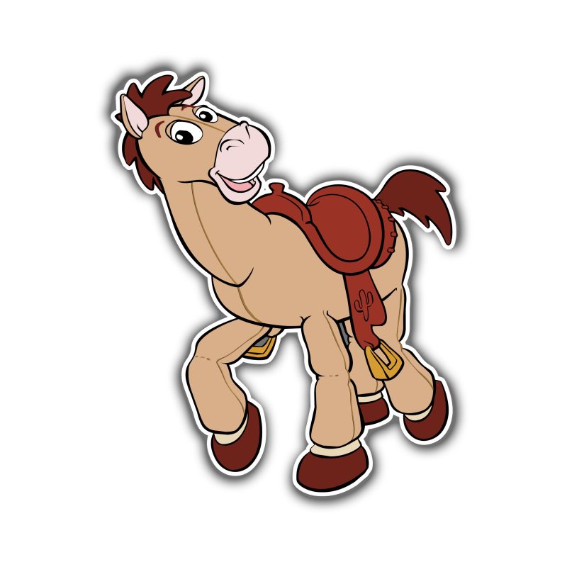 Toy Story Bullseye Full Color Vinyl Sticker - Custom Size