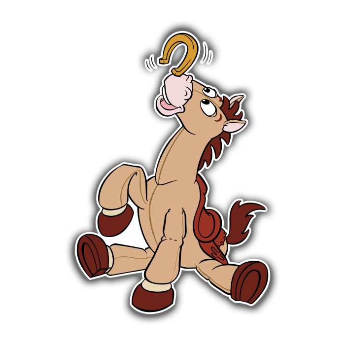 Toy Story Bullseye Full Color Vinyl Sticker - Custom Size