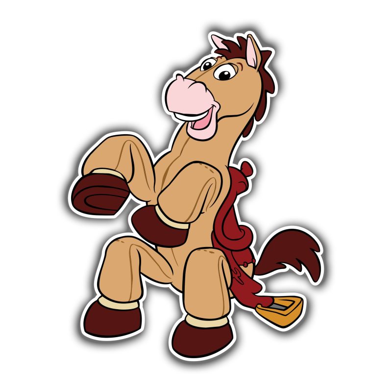 Toy Story Bullseye Full Color Vinyl Sticker - Custom Size