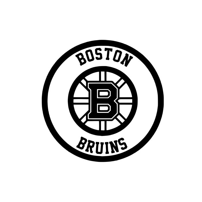 Boston Bruins Vinyl Decal - Custom Size