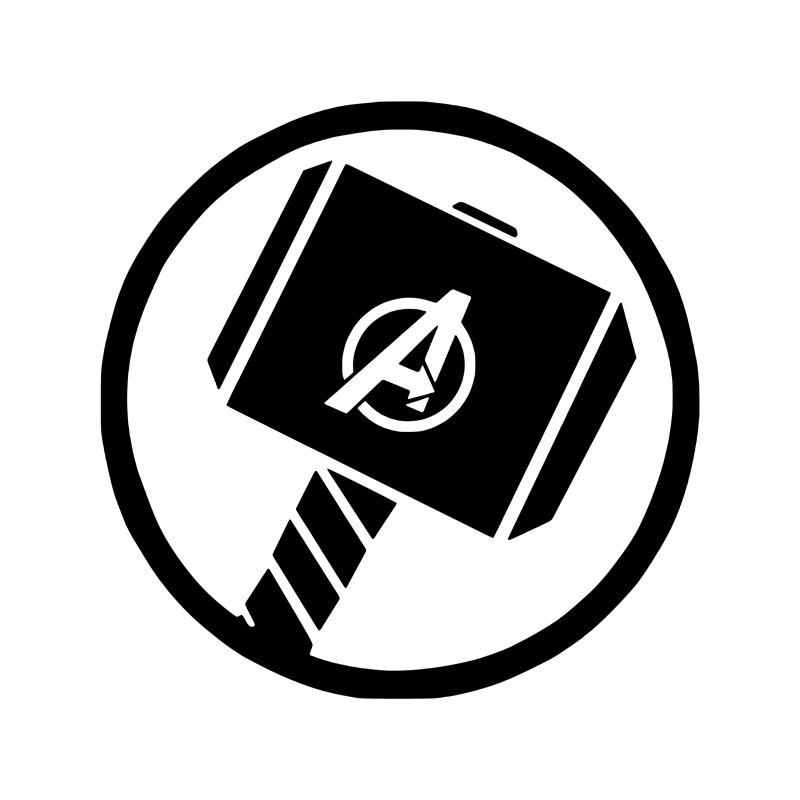 Thor Vinyl Decal - Custom Size