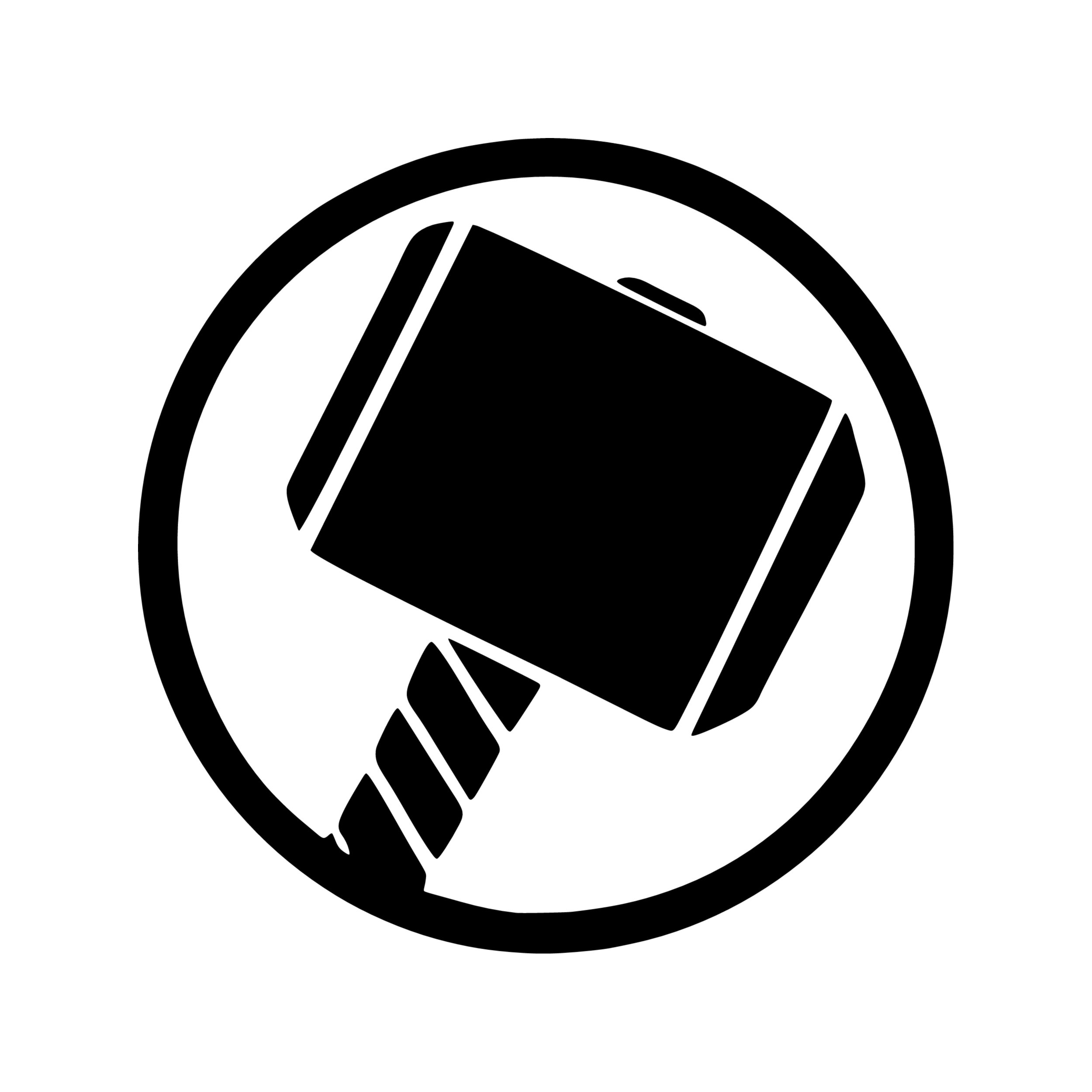 Thor Vinyl Decal - Custom Size