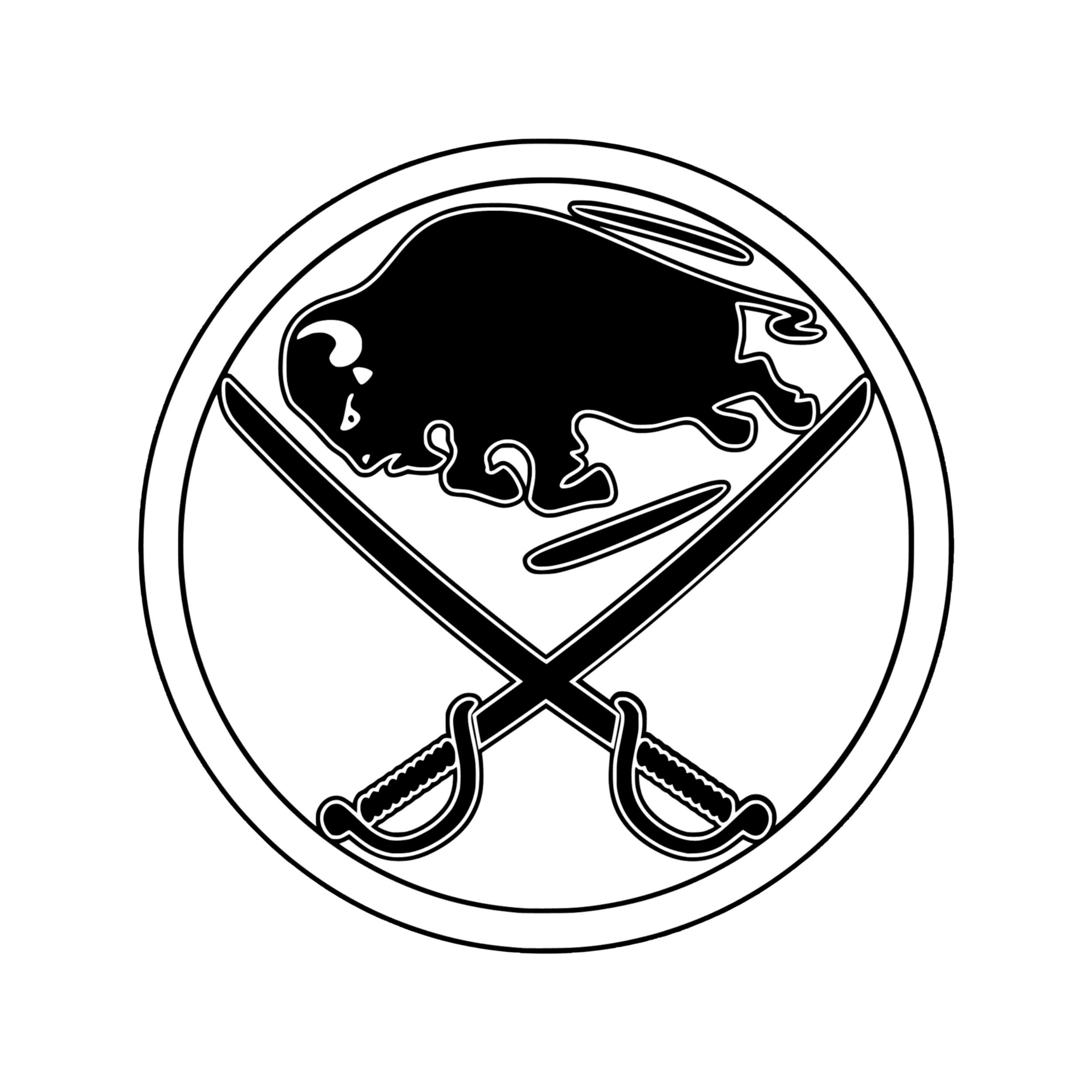 Buffalo Sabres Vinyl Decal - Custom Size