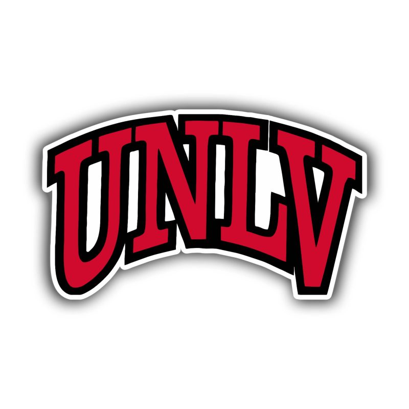 UNLV Full Color Vinyl Decal - Custom Size