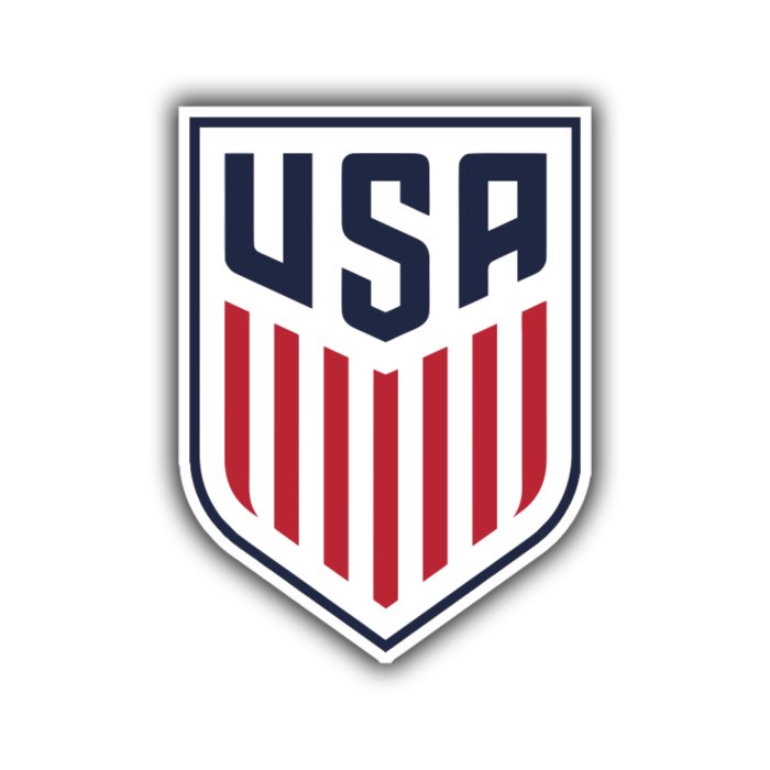 United States National Soccer Team Full Color Vinyl Decal