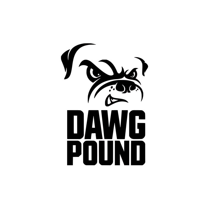 Cleveland Browns - Dog - Vinyl Decal - Custom Size