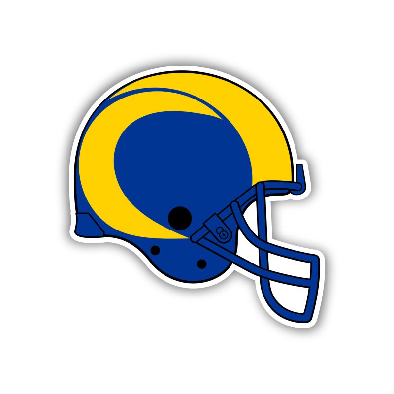 Los Angeles Rams - Helmet - Temporary Tattoo