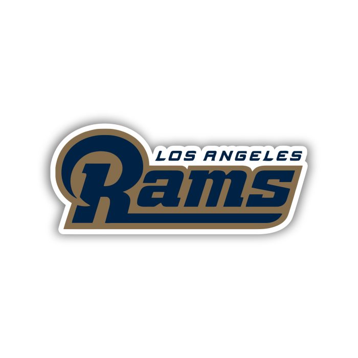 Los Angeles Rams - Lettering - Temporary Tattoo