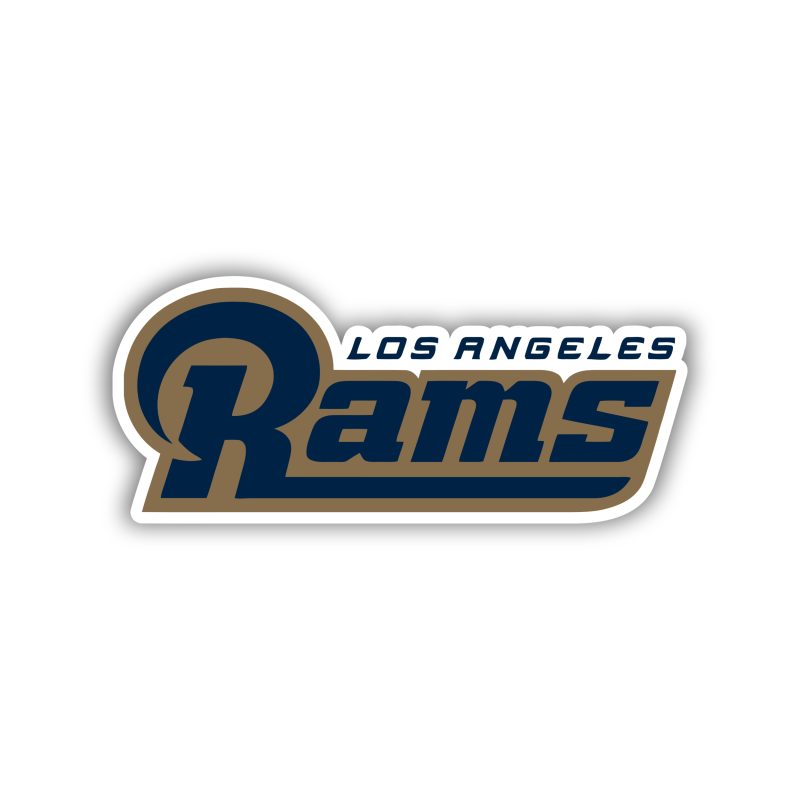 Los Angeles Rams - Lettering - Temporary Tattoo