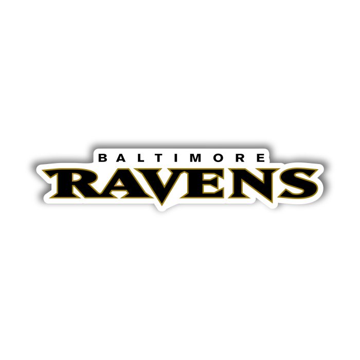 Baltimore Ravens - Lettering - Temporary Tattoo