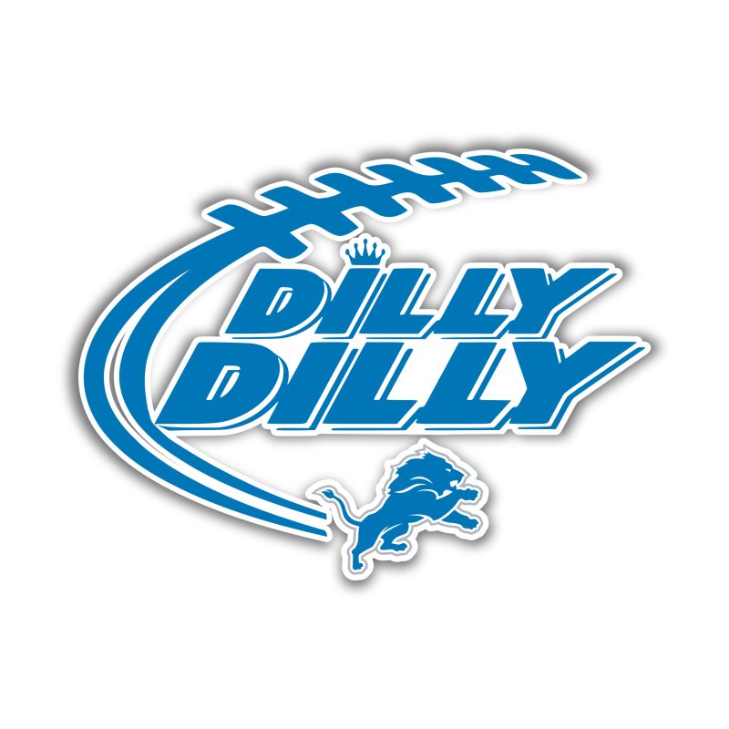 Detroit Lions - Dilly Dilly - Temporary Tattoo