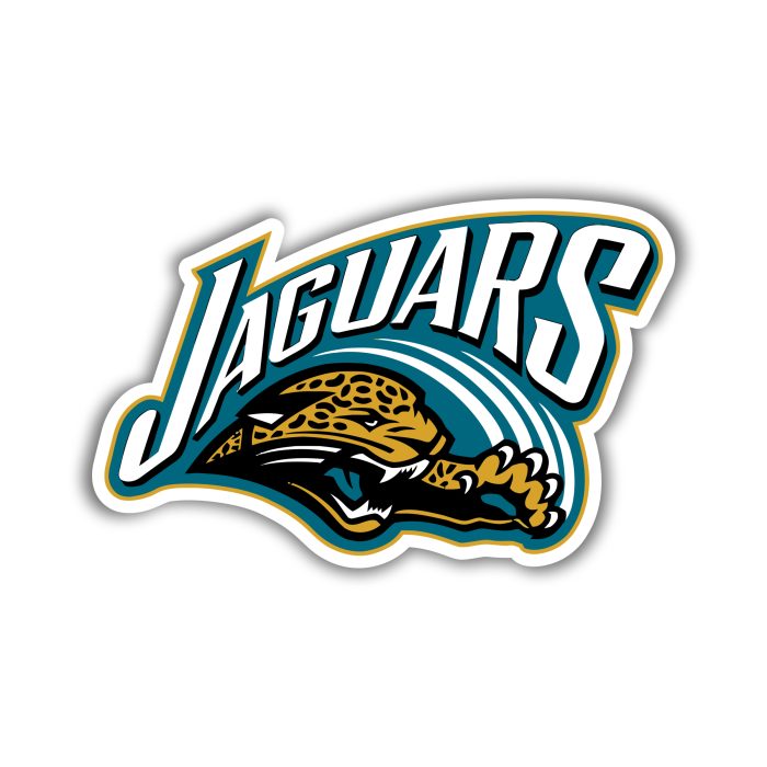 Jacksonville Jaguars - Jaguar With Name - Temporary Tattoo