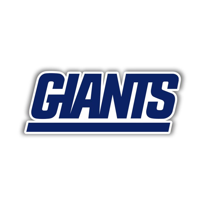 New York Giants - Dark Blue Giants - Temporary Tattoo