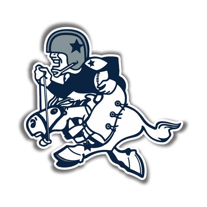 Dallas Cowboys - Cowboy With Helmet - Temporary Tattoo