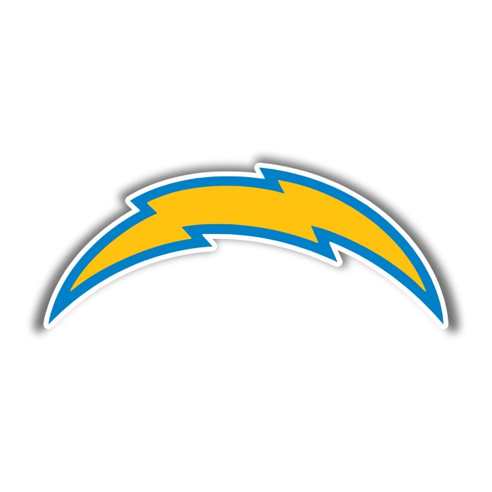 Los Angeles Chargers - New Logo - Temporary Tattoo