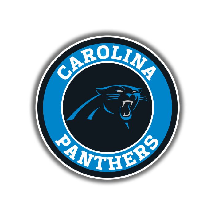 Carolina Panthers - Circle Logo - Temporary Tattoo