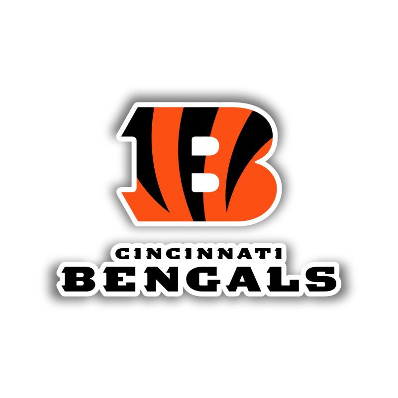 Cincinnati Bengals - B with Words - Temporary Tattoo