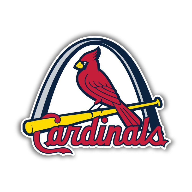 St. Louis Cardinals - Bird With Cardinals And Arch - Temporary Tattoo