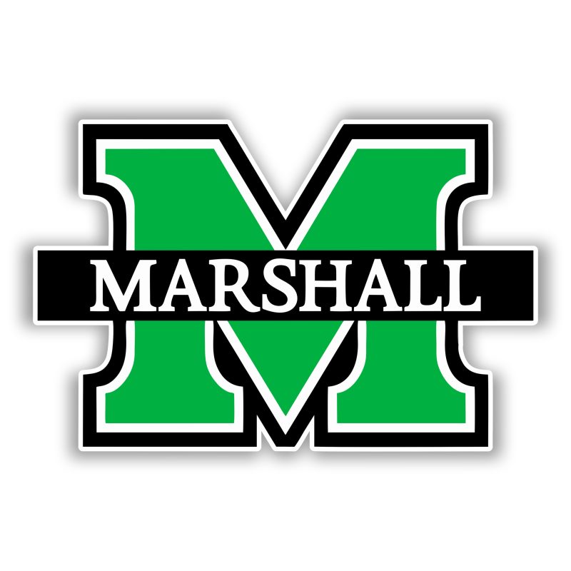 Marshall University Full Color Vinyl Decal - Custom Size