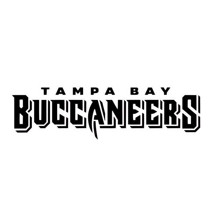 Tampa Bay Buccaneers - Wording - Vinyl Decal - Custom Size