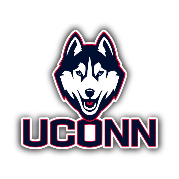 UConn Full Color Vinyl Decal - Custom Size