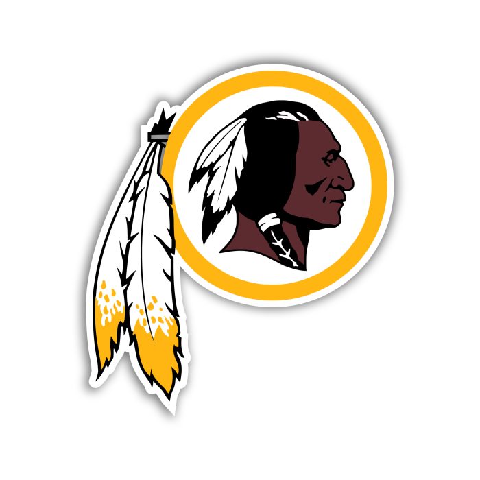 Washington Redskins Full Color Vinyl Sticker - Custom Size
