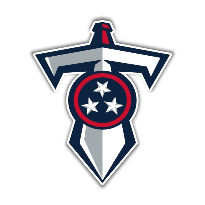 Tennessee Titans - Sword with Stars - Temporary Tattoo